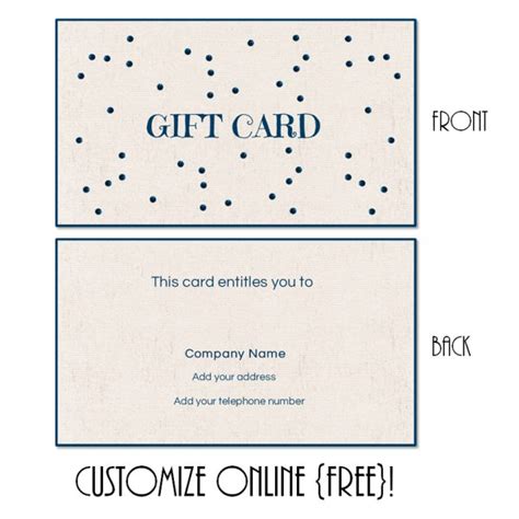 Gift Card Template