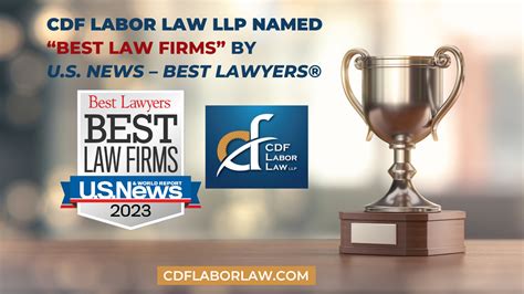 Cdf Recognized In Edition Of U S News Best Law Firms Cdf