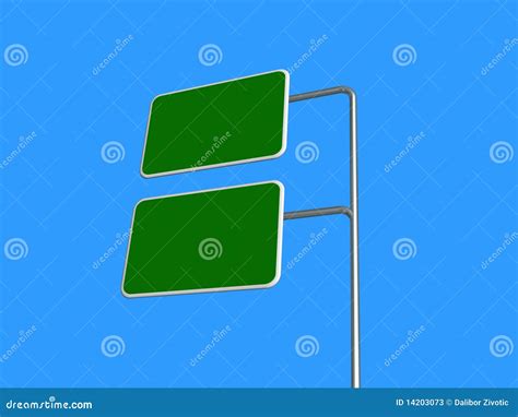 Green Billboard Stock Illustration Illustration Of Marketing 14203073