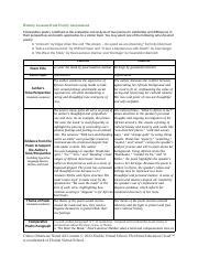 History Lessons From Poetry Assess Rubric Docx Pdf History Lessons