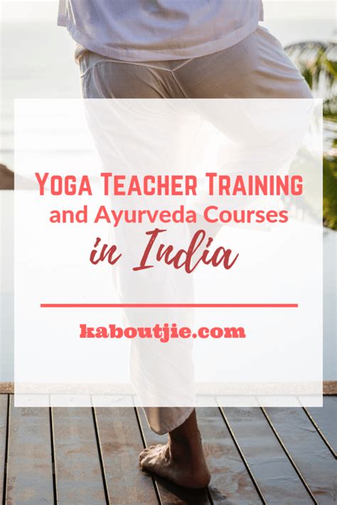 Yoga Teacher Training And Ayurveda Courses In India