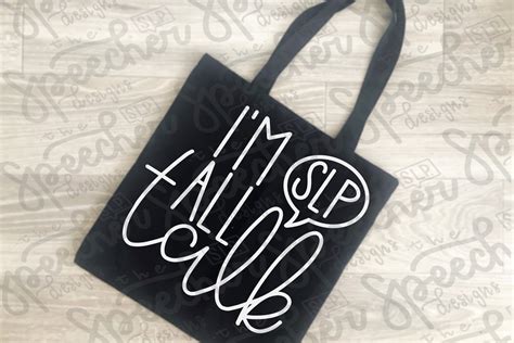 I'm All Talk SVG Speech Therapy SVG Speech Pathology - Etsy 