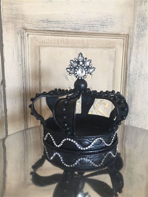 Black Metal Crown Crown Cake Topper Crown Decor Etsy Sweden Crown