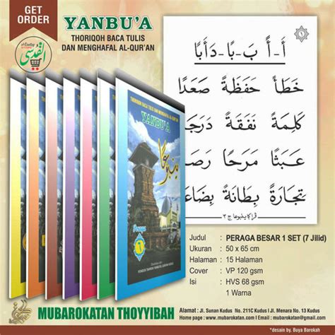 Jual Peraga Yanbua Set Lengkap Isi Peraga A B