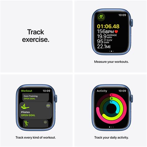 Pametni Sat Apple Watch Serija 7 Gps 45mm Blue Aluminium