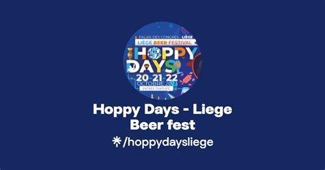 Hoppy Days Liege Beer Fest Instagram Facebook Linktree