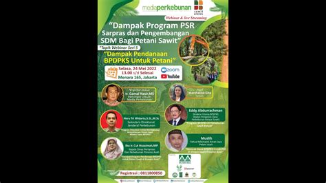 FULL SERI 5 Topik Webinar Dampak Pendanaan BPDPKS Untuk Petani