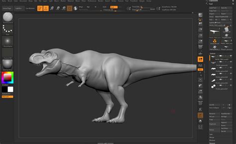 ArtStation - T-Rex Jurassic Park fan art in wip...