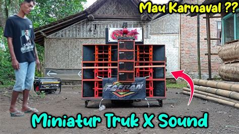 Karnaval Miniatur Truk Fuso Kok Sampai Muat Sound Miniatur Zafran