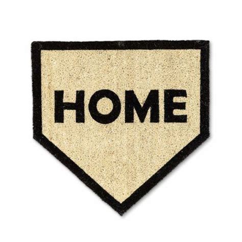 Baseball Plate Doormat For Your Front Door