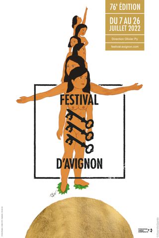 Affiche Festival Avignon 2022 Les Jardins De Baracane