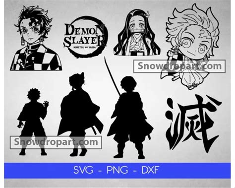 Demon Slayer Svg Bundle Demon Slayer Svg Nezuko Svg