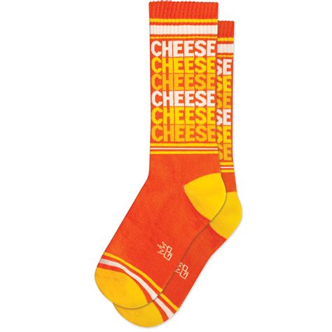 Cheese Unisex Crew Sock Johns Crazy Socks