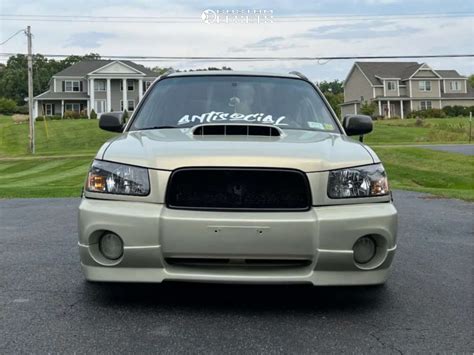 2005 Subaru Forester With 18x9 5 35 Esr Cs15 And 205 40r18 Achilles Atr Sport 2 And Coilovers