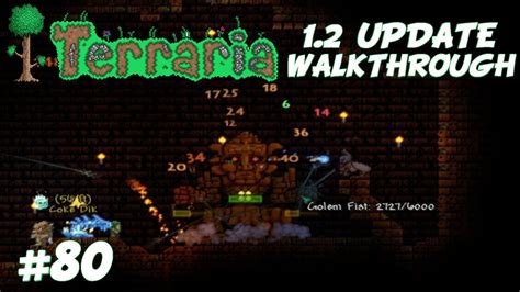 Terraria 1 2 Gameplay Walkthrough Co Op Episode 80 Golem YouTube