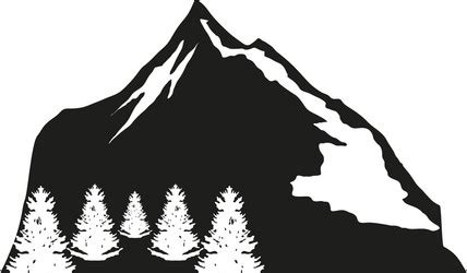 Mountain Trees Silhouette Vector Images (over 24,000)