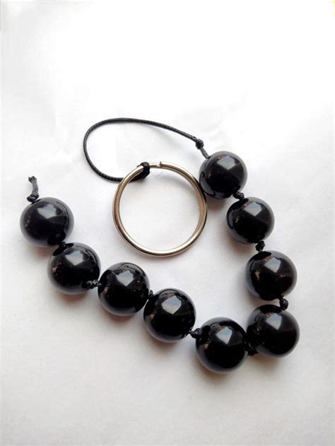 Anal Beads Beaded Butt Chain Anal Plug Clear Glass Beads Intimate Jewelry Non Piercing