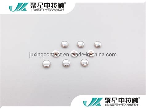 Round Headed Surface Silver Contact Rivets China Round Headed Silver