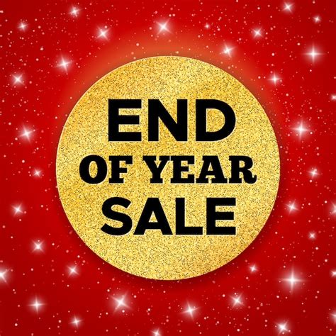 Premium Vector End Of Year Sale Vector Promotion Banner