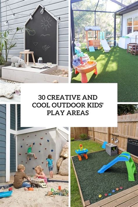 30 Creative And Cool Outdoor Kids’ Play Areas - Shelterness