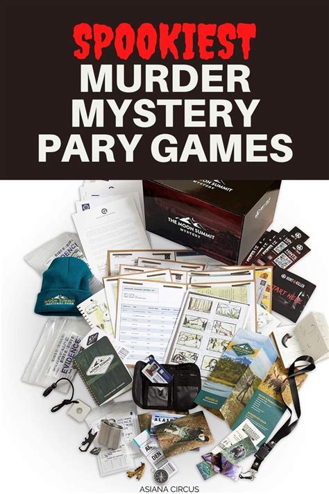 29 best murder mystery party games for adults – Artofit