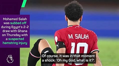 A Moment Of Shock Jurgen Klopp Provides Salah Injury Update Video