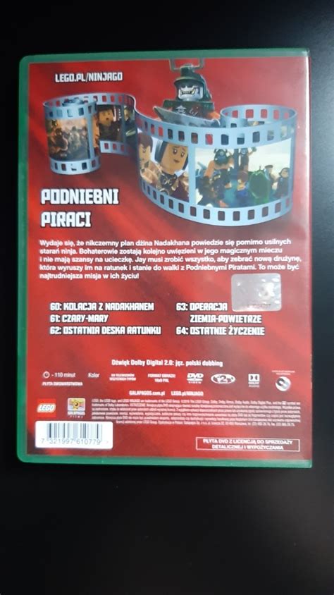 LEGO NINJAGO Podniebni Piraci Część 2 DVD NOWY Opole Kup teraz na