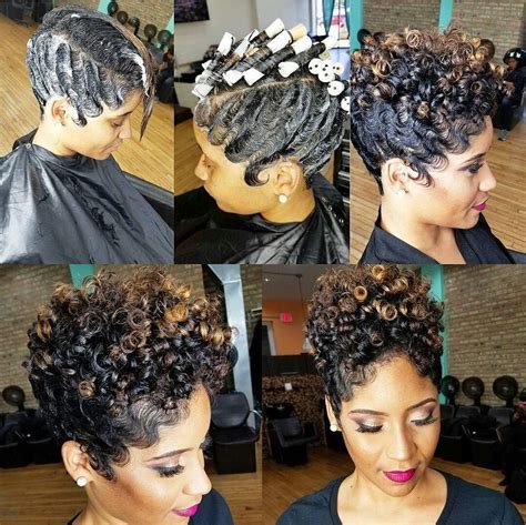 Black Wet Set Hairstyles