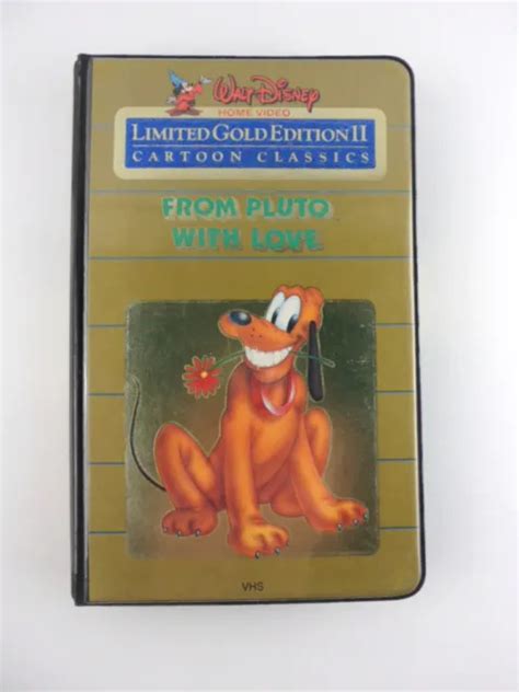 Walt Disney Limited Gold Edition Cartoon Classics From Pluto With Love