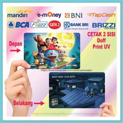 Jual Kartu Emoney Mandiri Bca Gen Bni Bri Anime Karpet Ajaib Doraemon