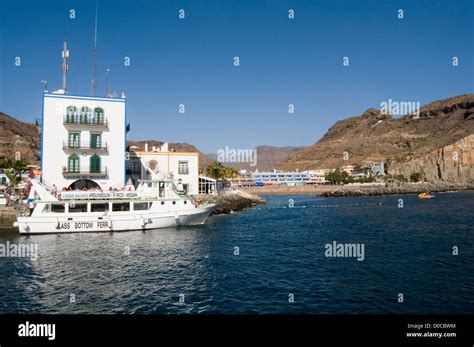 Puerto De Mogan Gran Canaria Harbor Harbour Boat Boats Canary Islands