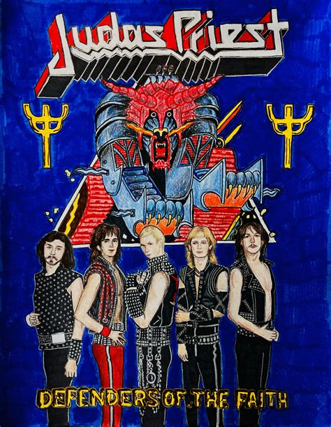 Judas Priest Defenders Of The Faith Album Cover