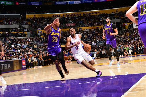 Sixers Go Ice Cold In The Fourth Vs Lakers Drop Second Straight To Start Trip Out West