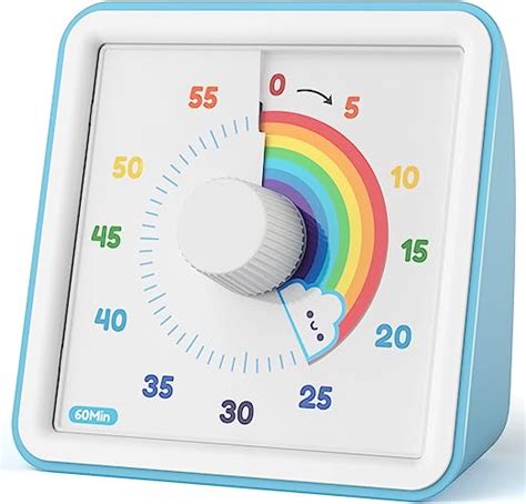 LIORQUE Minuteur Visuel Timer Enfant 60 Minutes Chronometre Enfant Et