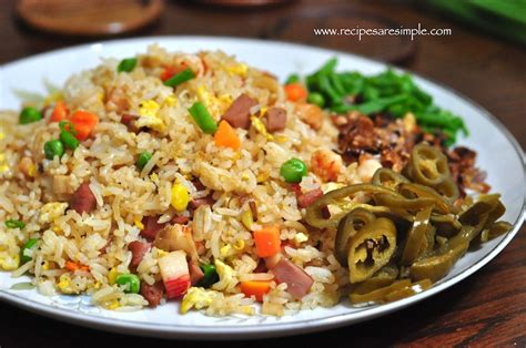 Yang Chow Fried Rice Yang Zhou Chao Fan With Shrimp