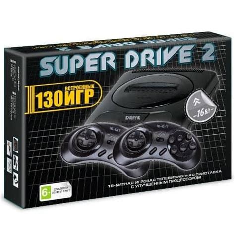 Игровая приставка Super Drive 2 Classic (16 bit) +130 игр - купить с ...