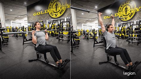 How To Do The Seated Overhead Press Muscles Worked Form And Alternatives Legion