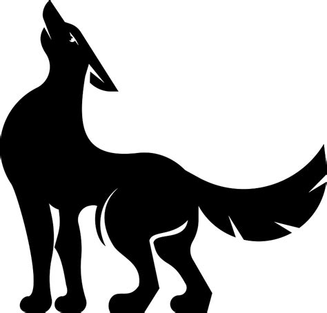 Howling Wolf Free Vector Clipart Images On