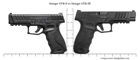 Stoeger STR 9 Vs Stoeger STR 9F Size Comparison Handgun Hero