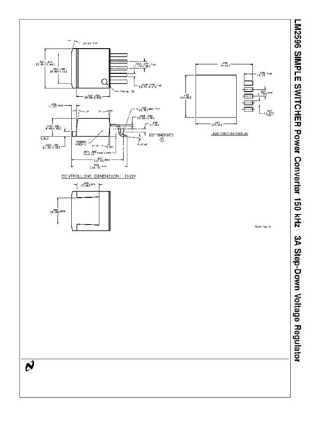 LM2596 Datasheet 31 31 Pages NSC SIMPLE SWITCHER Power Converter 150