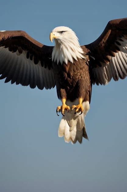 Premium Photo Bald Eagle In Flight Hd K Wallpaper Stock Photographic