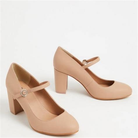 Torrid Shoes Torrid Nude Mary Jane Pump Ww Poshmark
