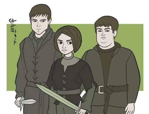 Game Of Thrones Gendry Arya Stark And Hot Pie By Howardshum On DeviantART Arya Stark