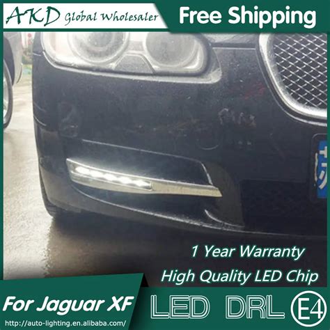 AKD Car Styling LED Fog Lamp for Jaguar XF DRL 2010 2012 Jaguar XF DRL ...