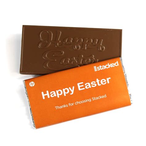 Easter Promotional Chocolate Bar Your Brand Packaging