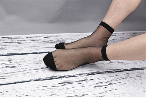 Mens Silk Socks Formal Suit Dress Hose Sexy Sheer Man Stocking Gay Business Socks Men In Socks