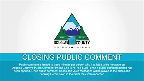 Douglas County Planning Commission Special Meeting October 21 2020