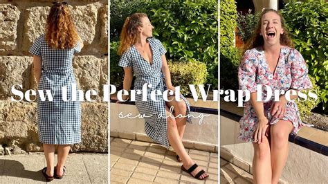 Making The Perfect Wrap Dress Sewing Pattern And Tutorial Diy Wrap