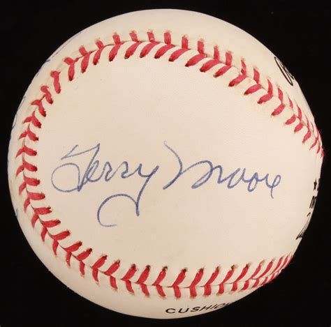 Stan Musial Enos Slaughter And Terry Moore Signed Onl Baseball With