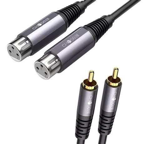 2 Rca Cable 2 Xlr Canon 200cm Flexible Audio Original Dj Cuotas